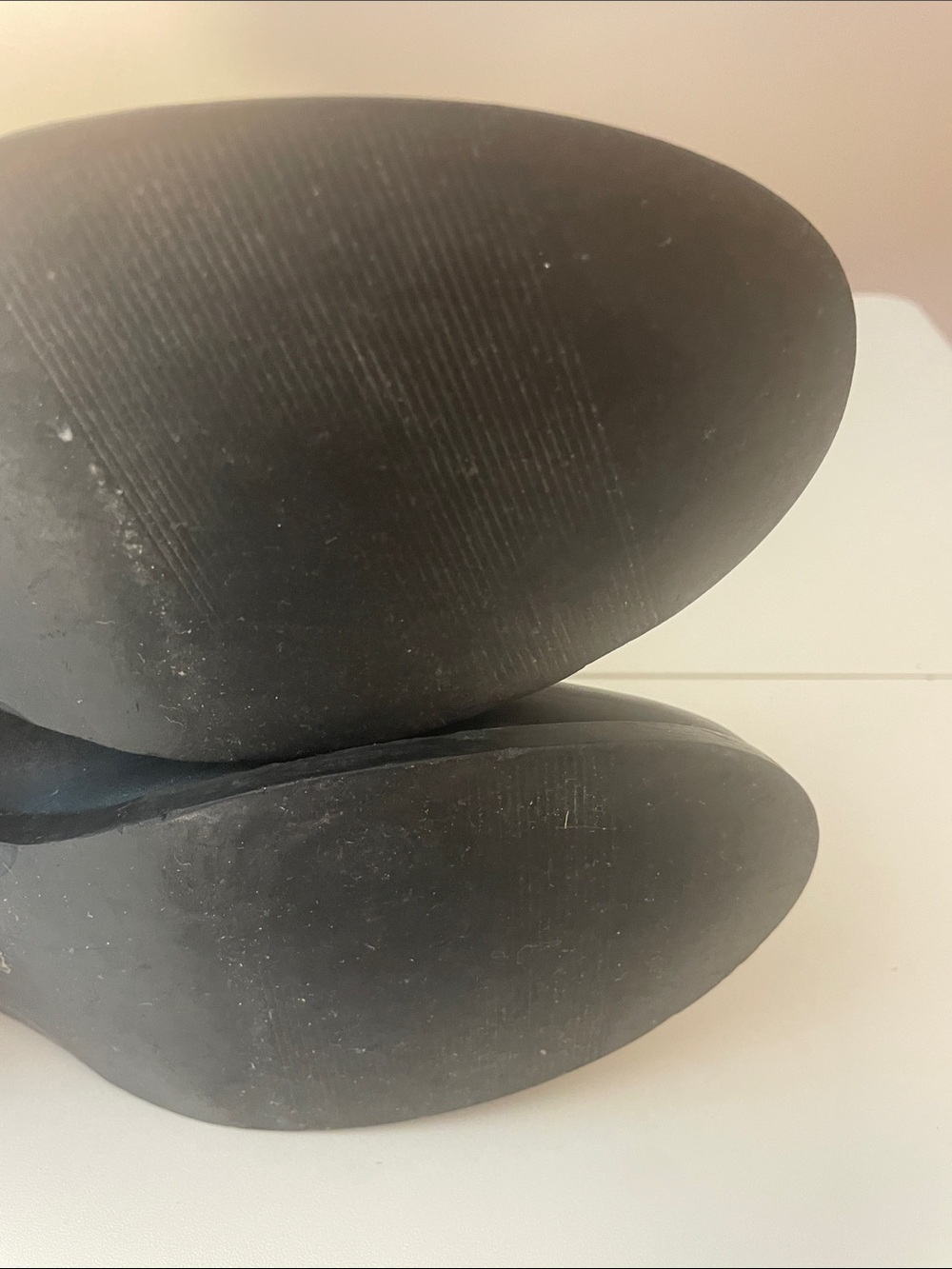 Steve Madden Black Leather Ankle Booties with Side Zipper Size 8W - Picture 14 of 14